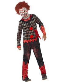 Deluxe Zombie Clown Child Costume