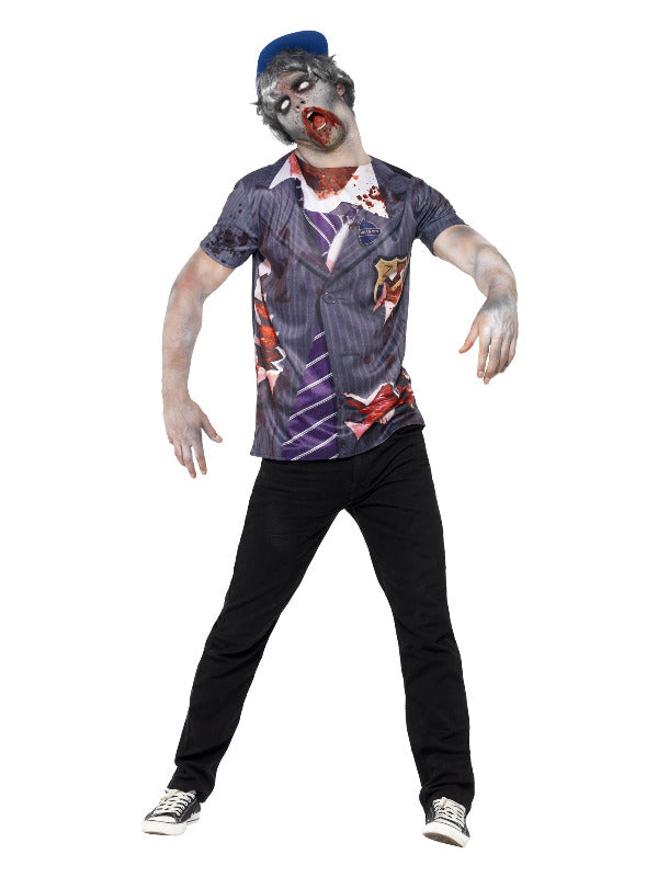 Zombie School Boy T-shirt - image 1