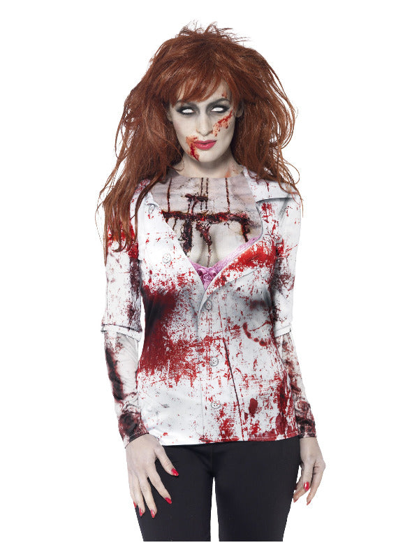 Zombie Female Long Sleeve T-Shirt