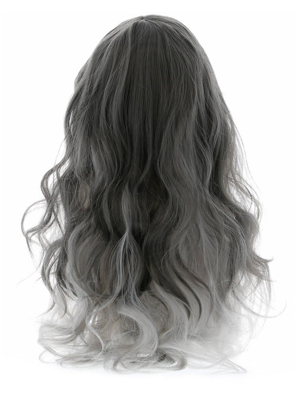 Deluxe Gothic Bride Wig, Grey - image 2
