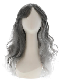 Deluxe Gothic Bride Wig, Grey - image 4