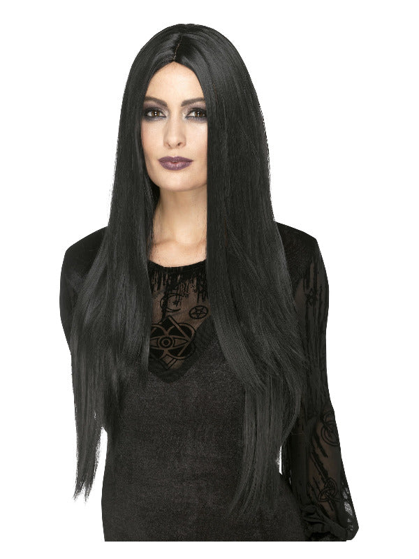 Black Deluxe Witch Wig - image 1