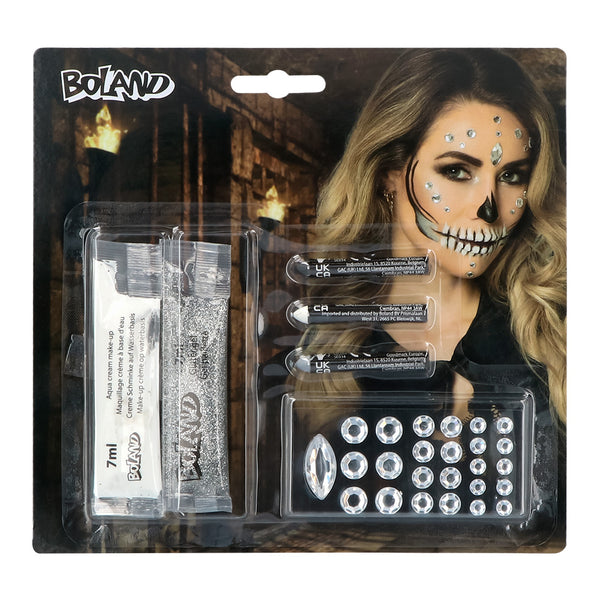Diamond Skull Face Paint Kit - image 1