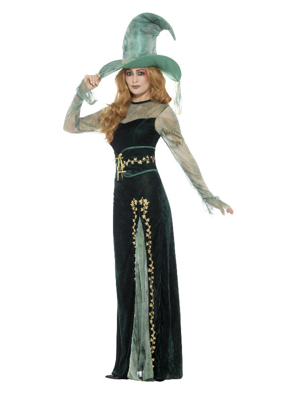 Deluxe Emerald Witch Costume - image 4