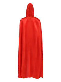 Red Satin Hooded Cape - image 4