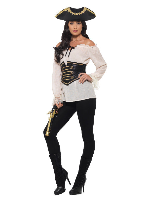 Deluxe Female Pirate Shirt - image 2