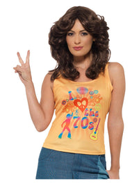 Ladies I Love the 70s Top - image 1