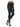 1980s Black Metallic Disco Leggings