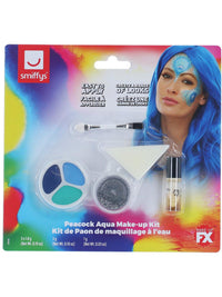 Peacock Aqua Make-Up Kit