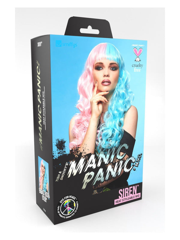 Manic Panic Siren Cotton Candy Angel Wig - image 4