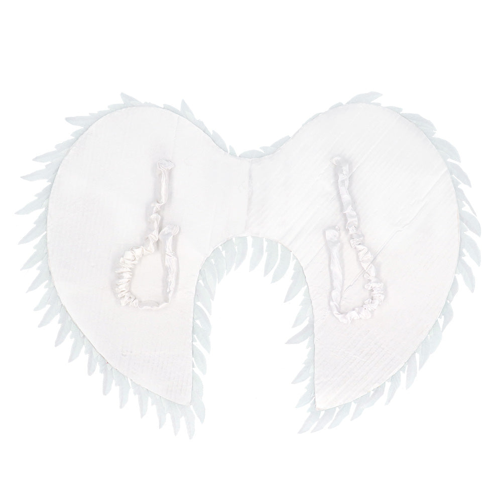 Glam White Angel Wings - image 3