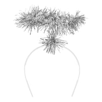 Silver Tinsel Halo Tiara - image 3