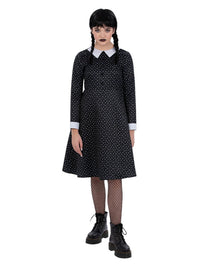 Gothic School Spot Dress Costume Child - image 1