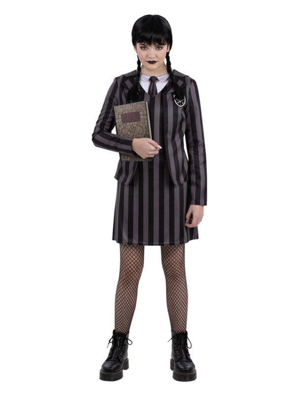 Black Gothic School Uniform Costume Child - image 4