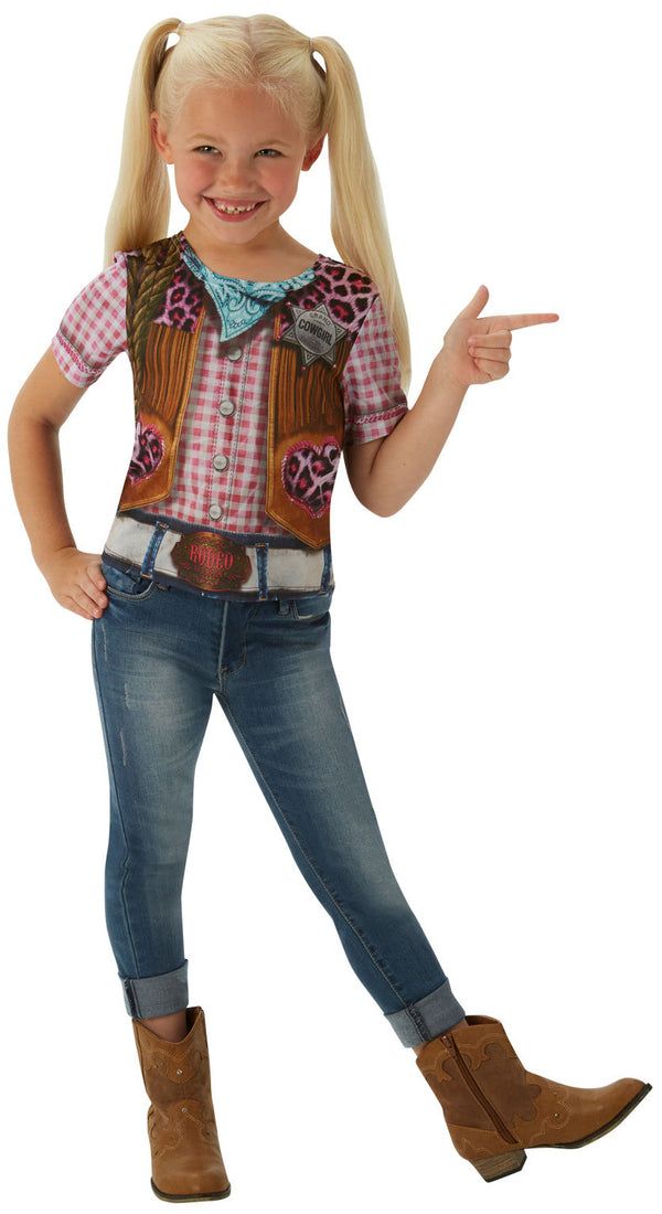 Cowgirl Printed T-shirt Girls - image 1