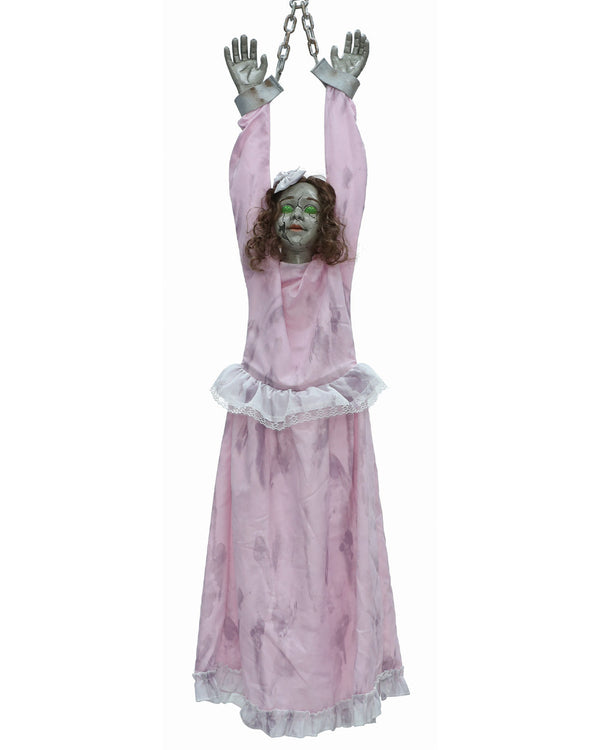 Hanging Shaking Antique Doll - image 1
