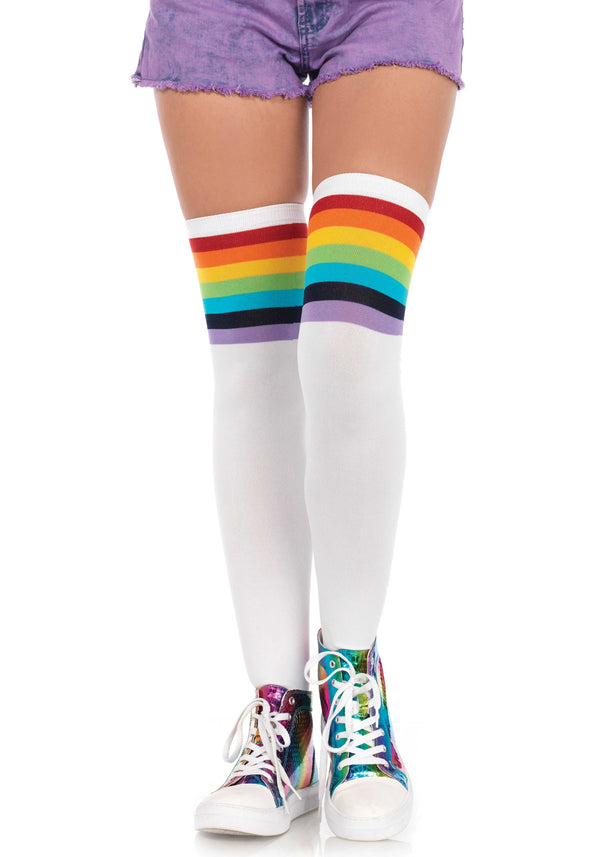 Over The Rainbow Knee Highs