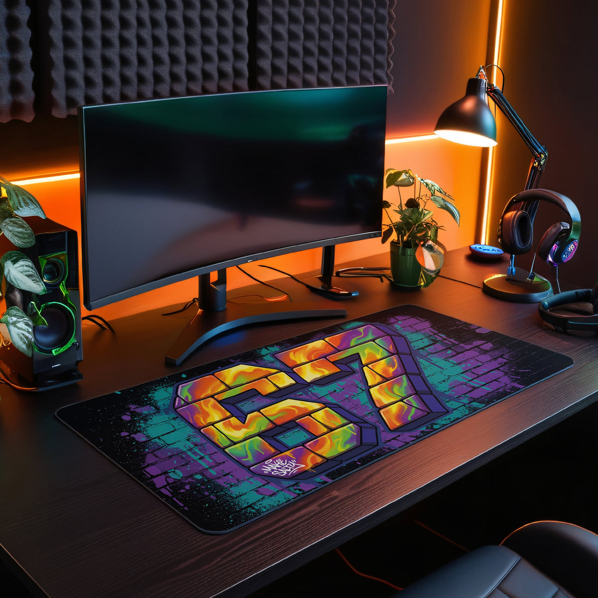 67 Six Seven Desk Pad Mouse Mat 90x40cm - image 3