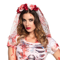 Horror Bride Tiara with Veil - image 3
