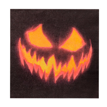 Creepy Pumpkin Paper Napkins