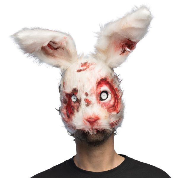 Bloody Rabbit Plush Half Mask - image 1