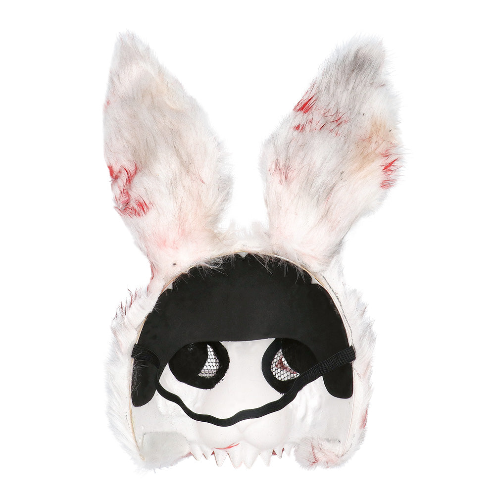 Bloody Rabbit Plush Half Mask - image 4