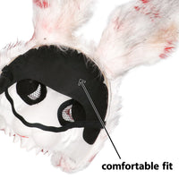 Bloody Rabbit Plush Half Mask - image 5