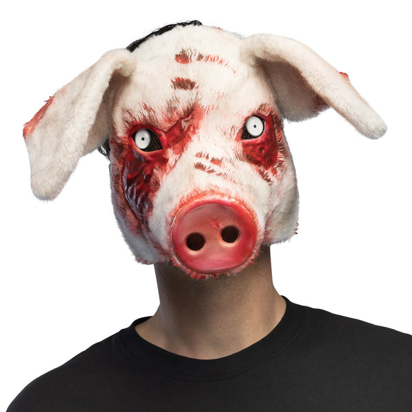 Bloody Pig Plush Half Mask - image 1