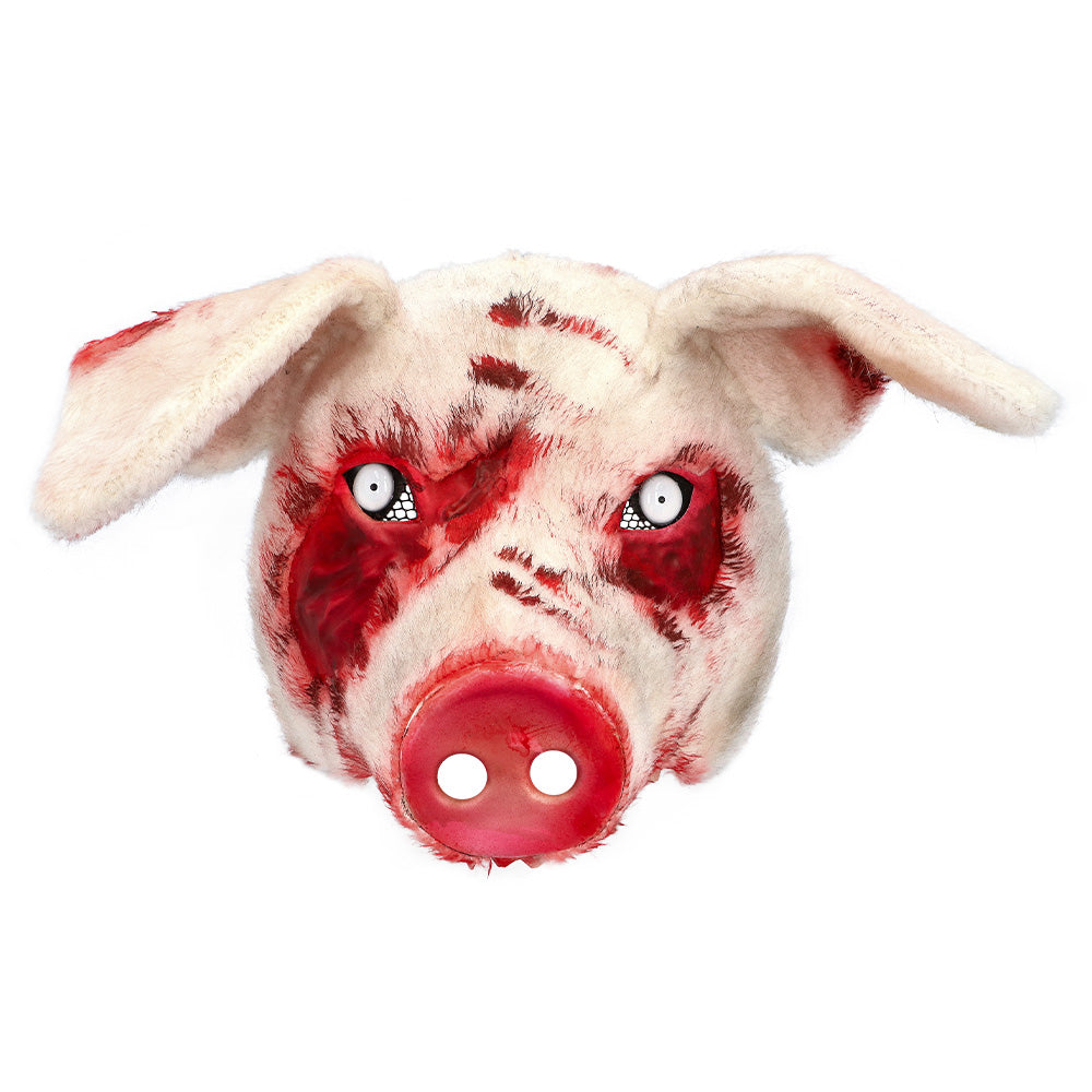 Bloody Pig Plush Half Mask - image 2