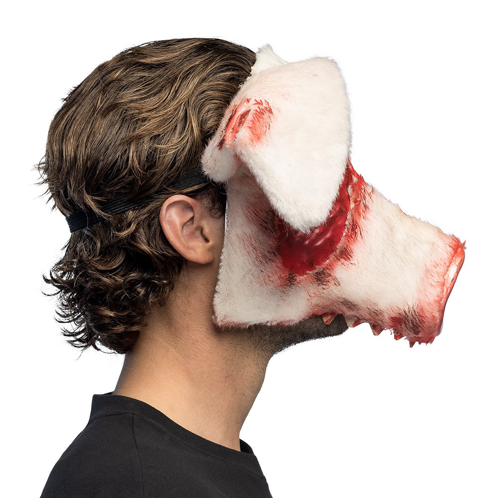 Bloody Pig Plush Half Mask - image 3