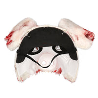 Bloody Pig Plush Half Mask - image 4
