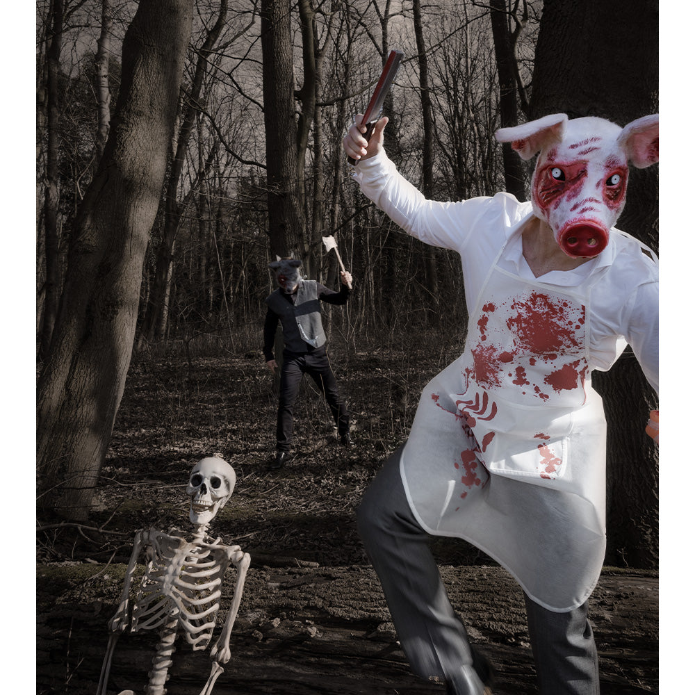 Bloody Pig Plush Half Mask - image 6