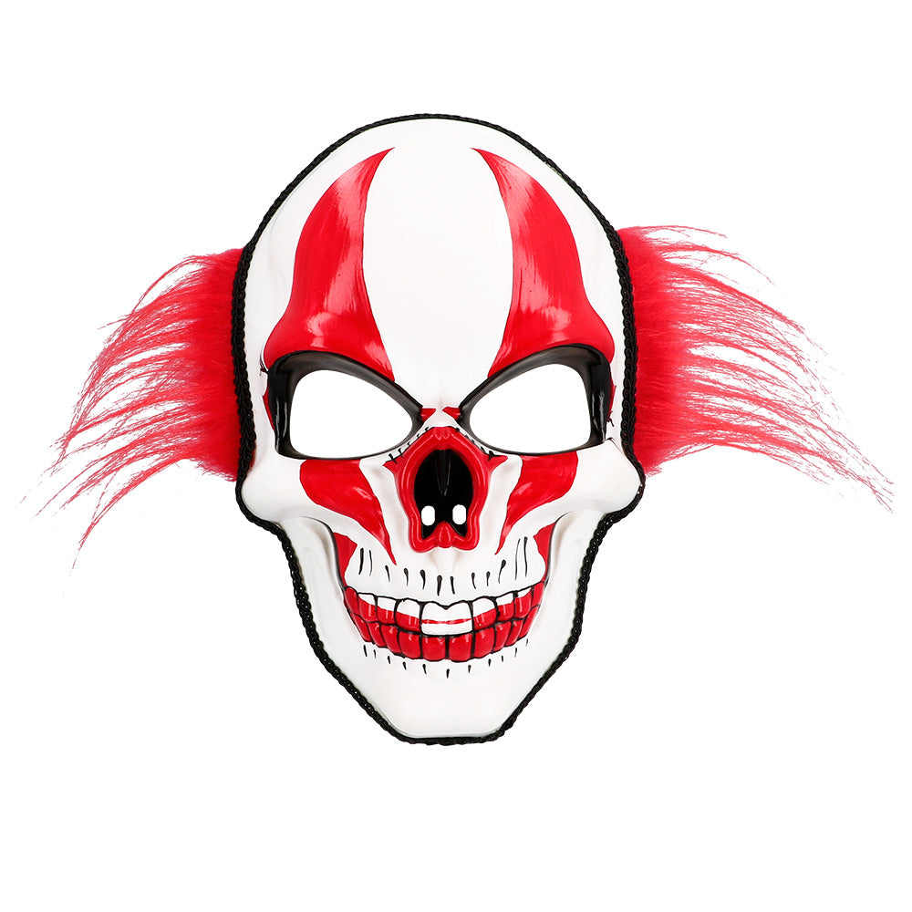 Fiery Clown Mask with Hair - image 2