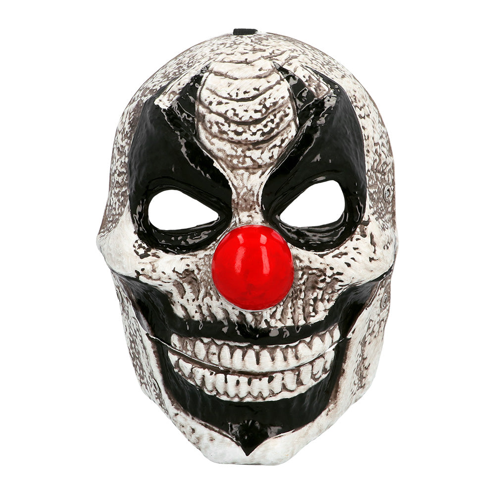 Horrible Clown Face Mask with Movable Jaw - image 2