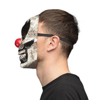 Horrible Clown Face Mask with Movable Jaw - image 5