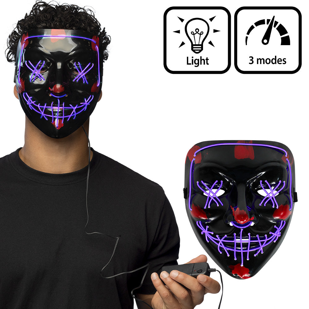 LED Mask - 6 Assorted Designs - design 2