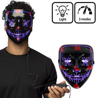 LED Mask - 6 Assorted Designs - design 2