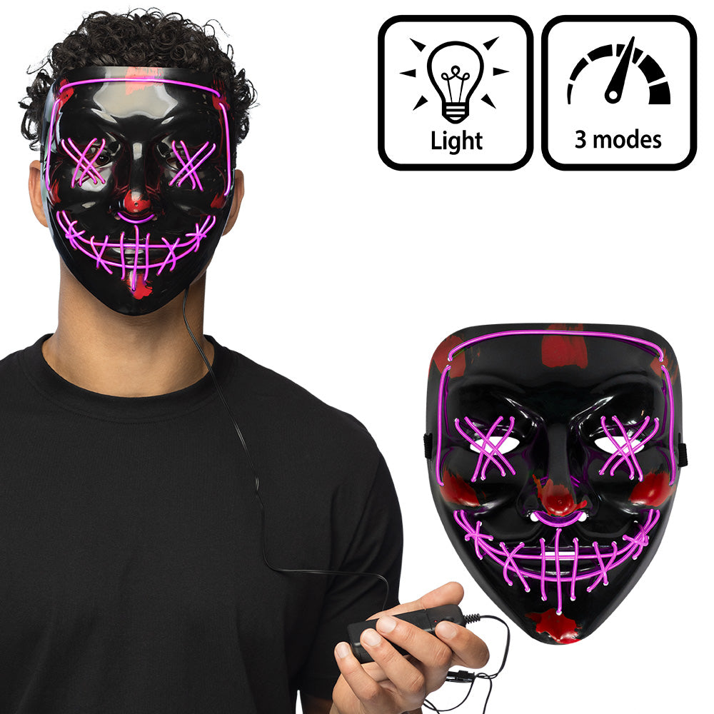 LED Mask - 6 Assorted Designs - design 3