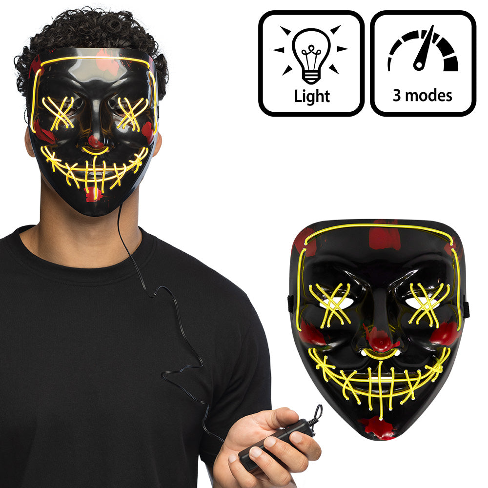 LED Mask - 6 Assorted Designs - design 5