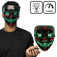 LED Mask - 6 Assorted Designs - design 6
