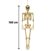 Gold Skeleton Hanging Decoration 160cm - image 2