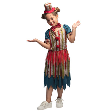 Evil Clownette Child Costume