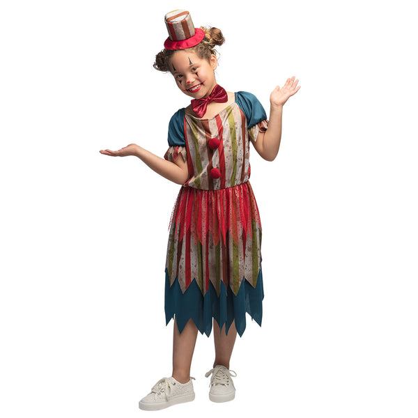 Evil Clownette Child Costume - image 1