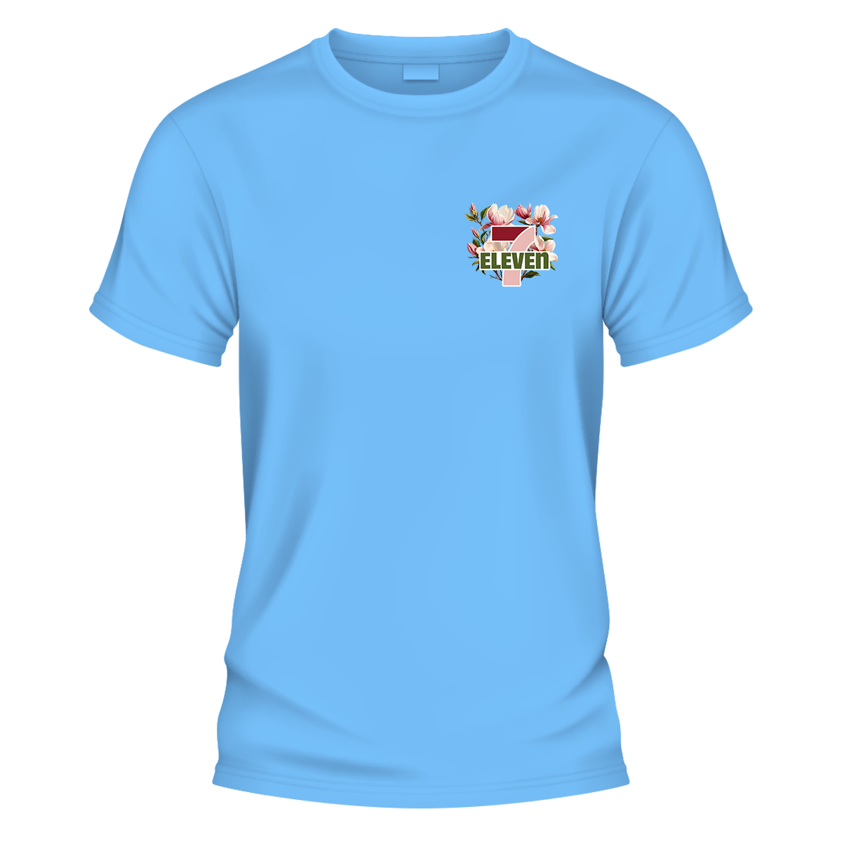 7-Eleven Floral Chest Logo T-Shirt – Vintage Meets Botanica - image 4