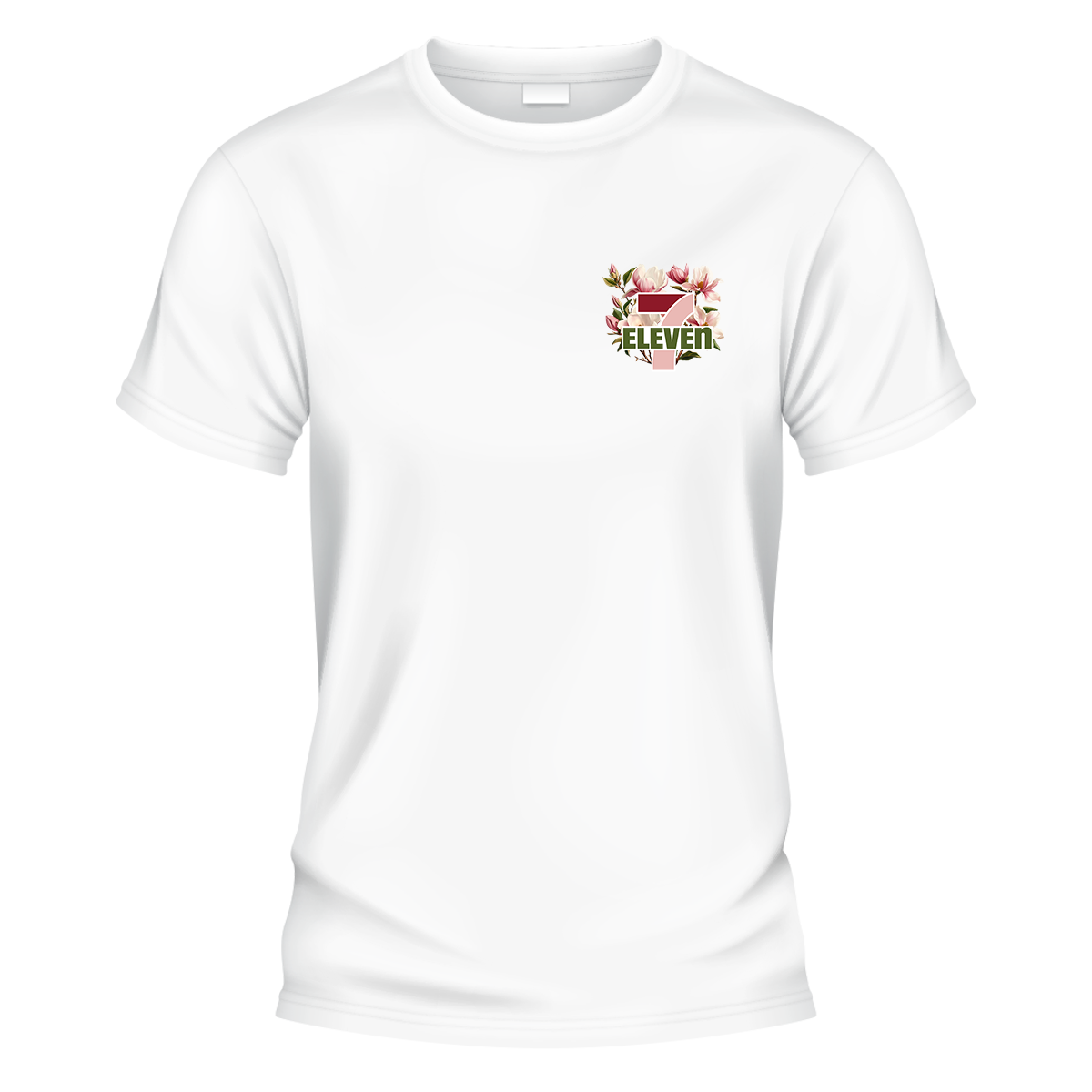 7-Eleven Floral Chest Logo T-Shirt – Vintage Meets Botanica - image 7