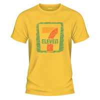 7 Eleven Classic Graphic Tee, Worn Faded Vintage Style Unisex Summer Beach Wear - image 7