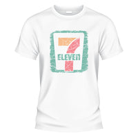 7 Eleven Classic Graphic Tee, Worn Faded Vintage Style Unisex Summer Beach Wear - image 8