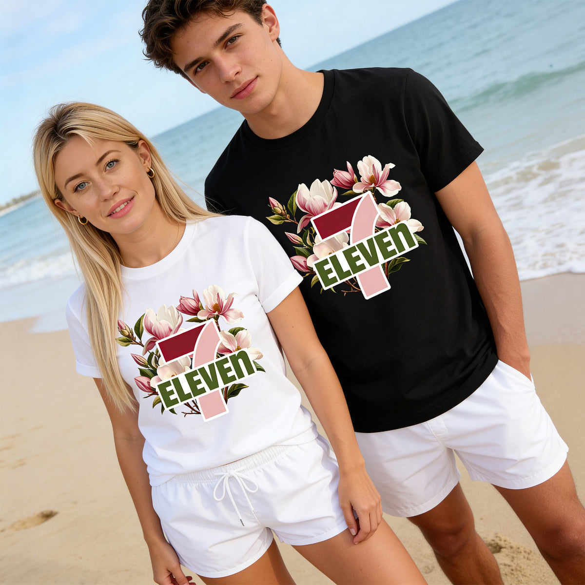 7-Eleven Floral Full Logo T-Shirt – Vintage Meets Botanica - image 3