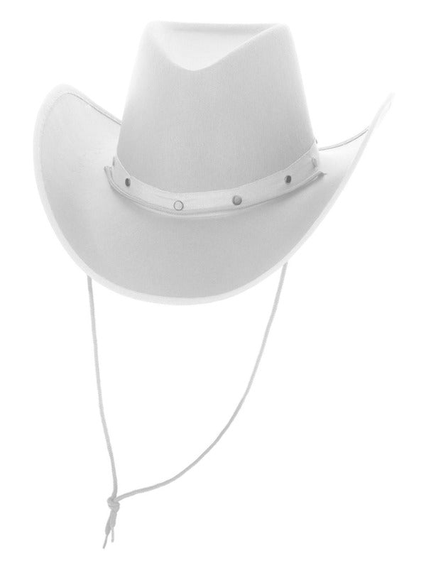 White Cowboy Felt Hat - image 1