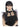 Adult Black Gothic School Girl Wig